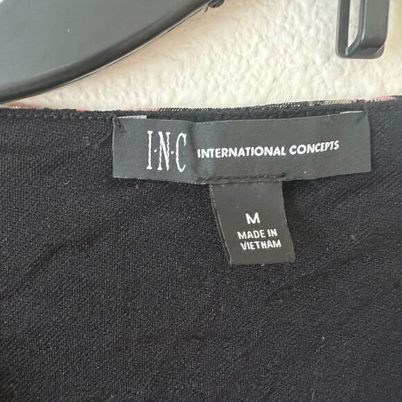 INC Long Sleeves Women Mesh floral blouse M - Picture 6 of 6